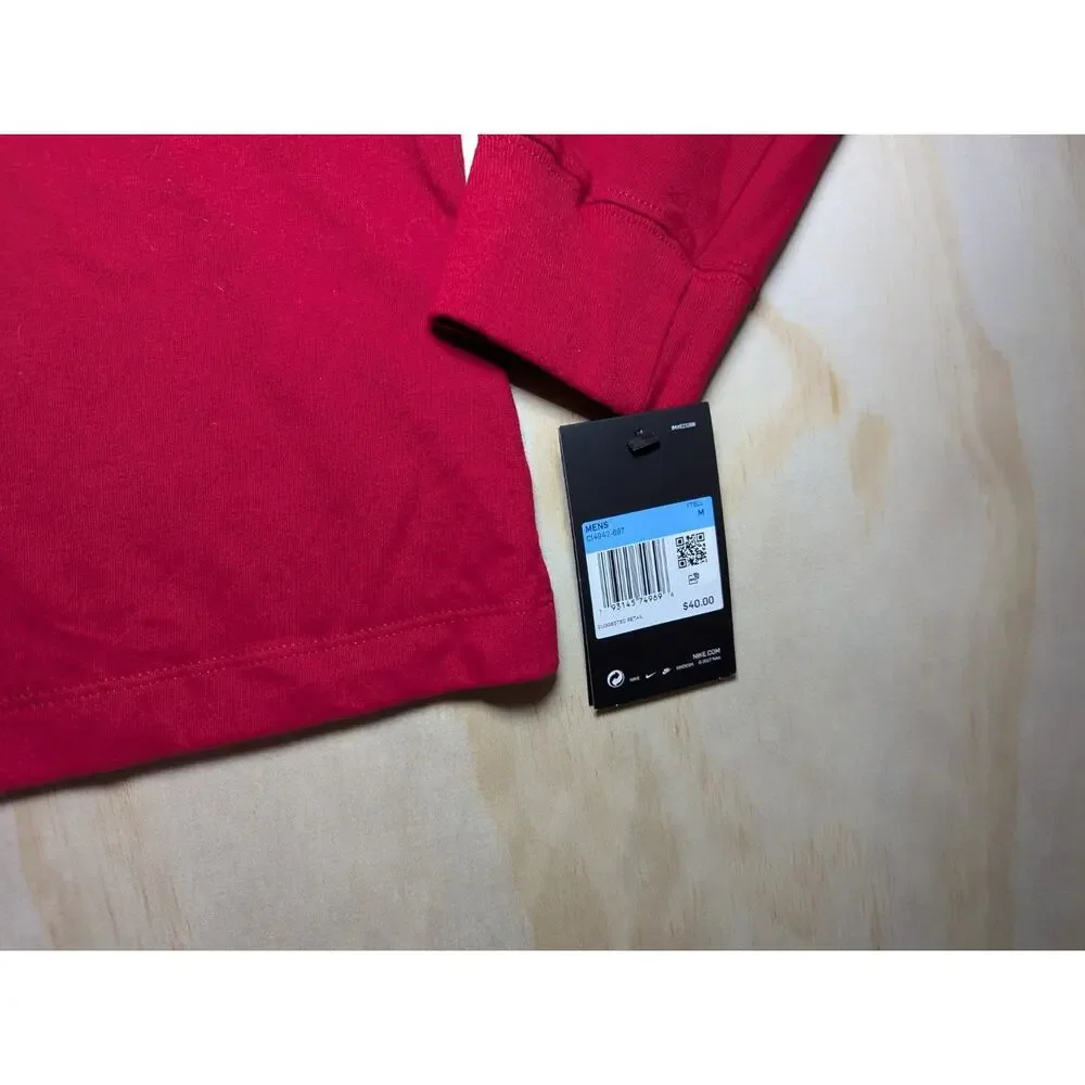 Nike Men's Medium New York Giants Shirt Red Long Sleeve NFL Stretch On Field NEW